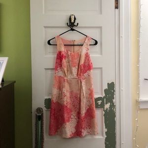 LOFT sleeveless floral dress